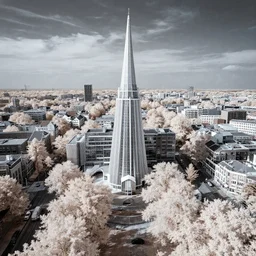 delft, infrared aerial photograph