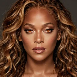 Beyoncé as a fantasy magic woman portrait, sci-fi, amber eyes, face, long hair, fantasy, intricate, elegant, highly detailed, digital painting, artstation, concept art, smooth, sharp focus, illustration, art by artgerm and greg rutkowski and alphonse mucha