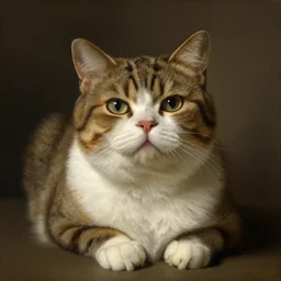 smiling (fat) cat by Rembrandt