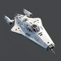 a 3 d render of a spaceship, rendered in maya