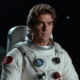 film still of Cheech Marin as Dr. Dave Bowman in 2001 A Space Odyssey