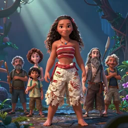 pixar, dreamworks, epic beautifull hyper realistic moana, gorgeous lighting by kim jung giu weta studio, mucha, bautista and norman rockwell and greg rutkowski and tom bagshaw and james gurney and lucasfilm