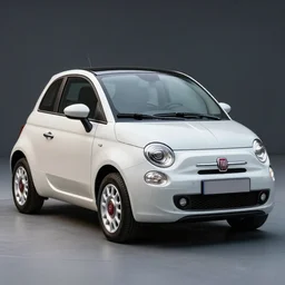 A picture of the newly announced 2022 redesigned fiat 600 modern retro style, 4k, high resolution, intricate detail, car photography