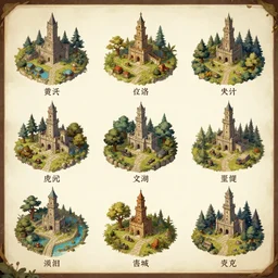 DND campaign locations concept art, trending on artstation