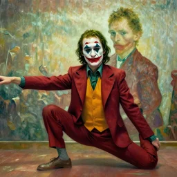 hyper realistic photograph of the joker doing yoga by van goah, hdr, detailed, 4 k, digital art, artstation, tumblr, reddit