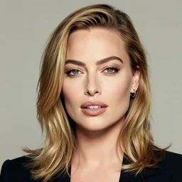 photo of margot robbie, portrait, vintage, f / 2. 8, 3 2 k, super - resolution, megapixel, bezier curve