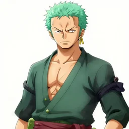 Roronoa Zoro in pop art style
