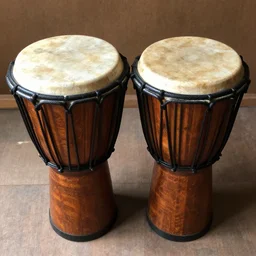 a pair of 2 mt amazonian drums