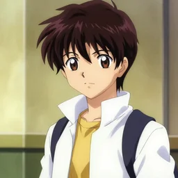 a portrait of Lain from serial experiments: Lain Shinji Aramaki