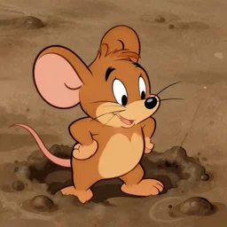 the cartoon mouse speedy gonzales stuck in mud