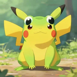 frog that looks like pikachu, photo