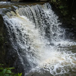 sewage photographs waterfall slime creeping waterfalls