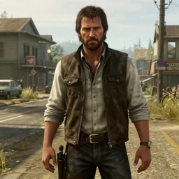 Arthur Morgan from rdr2 in claimation