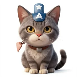 cat as american captain by marvel comics