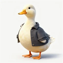 detailed concept art of a duck wearing human clothes by wlop on bcy. net, realistic. feathers cheng yi,