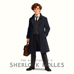the adventures of sherlock holmes netflix series, digital art, trending on artstation