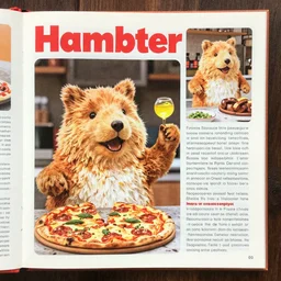 photos, 2 page of the pizza hamster magazine, 1 9 9 0.