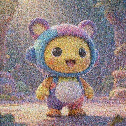 colorful full body shot of a cute gizmo, trending on artstation, trending on deviantart ,cinematic backlighting, 8k, hyper detail, studio disney