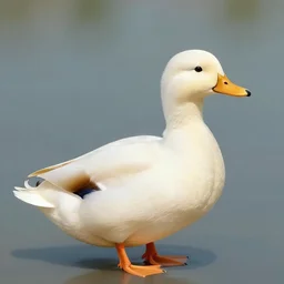 person thinking of duck, representative style
