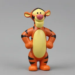 disney tigger figurine, 1 9 6 0 s, realistic, dslr photo, product shot