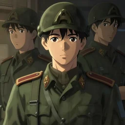 a portrait of a male young soldier, intricate, tone mapped, ambient lighting, highly detailed, digital painting, artstation, concept art, 4 k, stunning beautiful, sharp focus, by makoto shinkai and akihiko yoshida and hidari and wlop