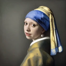a beautiful portrait by vermeer