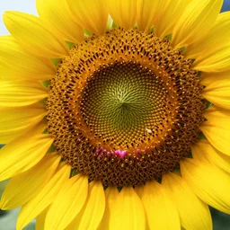 sunflower, human mouth