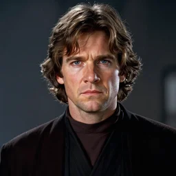 anakin skywalker, hayden christensen, revenge of the sith, star wars, promotional shot, 4k, highly detailed face, professional photography, cinematic, film, low lighting, portrait,
