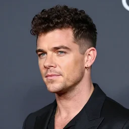 rick astley perm wavy curly fade short haircut with earings vogue magazine