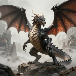 a dragon - like monster