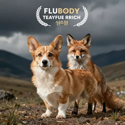 a corgi and fox hybrid
