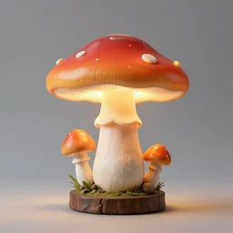 mushroom lamp design