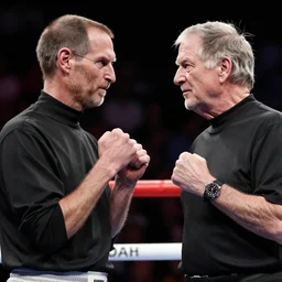 steve jobs fighting bill gates, ultimate fighting championship