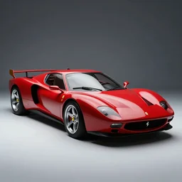a retro futuristic ferrari concept, studio lighting, award - winning car magazine photography