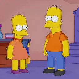 the last simpson episode. simpsions still frame