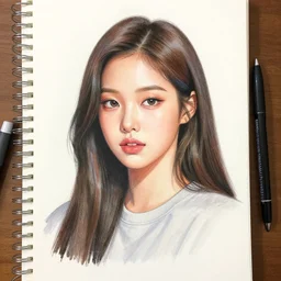 portrait of jimin drawn by @ yanomanika cfg _ scale 9