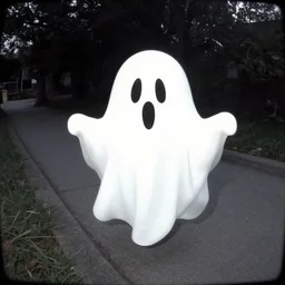 Casper the friendly ghost caught on trailcam