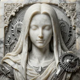 Prometheus Engineer, highly detailed, symmetrical long head, smooth marble surfaces, detailed ink illustration, raiden metal gear, cinematic smooth stone, deep aesthetic, concept art, post process, 4k, carved marble texture and silk cloth, latex skin, highly ornate intricate details, in the style of frank miller