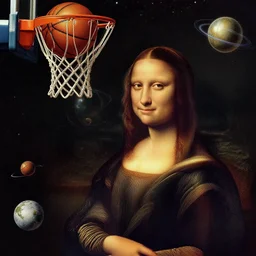 detailed detailed detailed detailed digital art of Doja Cat Doja Cat Doja Cat Doja Cat Doja Cat dunking basketball in outer space by Leonardo Da Vinci Leonardo Da Vinci Leonardo Da Vinci