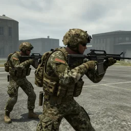 arma 3 screenshot, us marine platoon