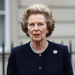 bald margaret thatcher