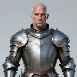 portrait of strong bald man with burn scars in scale armor, pen and ink, intricate line drawings, by craig mullins, ruan jia, kentaro miura, greg rutkowski, loundraw