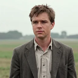 film still of thirty yeras old lee evans as alfred polly in / ( ( ( history of mr. polly ) ) ) ( 2 0 0 7 ) /