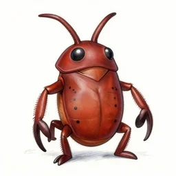 drawing with the art style from burdge bug