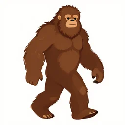 illustration of bigfoot, svg, illustrator
