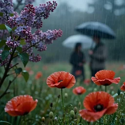 you are going to ask : and where are the lilacs? and the poppy - petalled metaphysics? and the rain repeatedly spattering, highly detailed, cinematic lighting, cedric peyravernay maciej kuciara, dramatic lighting, medium shot, ground angle, uhd 8 k, shallow depth of field