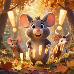 epic professional digital art of !!!!!!!!!!🐭!!!!!!!!!! 🐄 ((((((((((🍁)))))))))), best on artstation, cgsociety, wlop, cosmic, epic, stunning, gorgeous, much detail, much wow, masterpiece