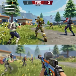 screenshots gameplay of Fortnite 2