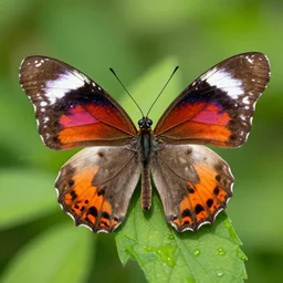 a butterfly with silly ears