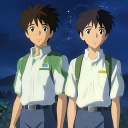 stargate, art by makoto shinkai and alan bean, yukito kishiro